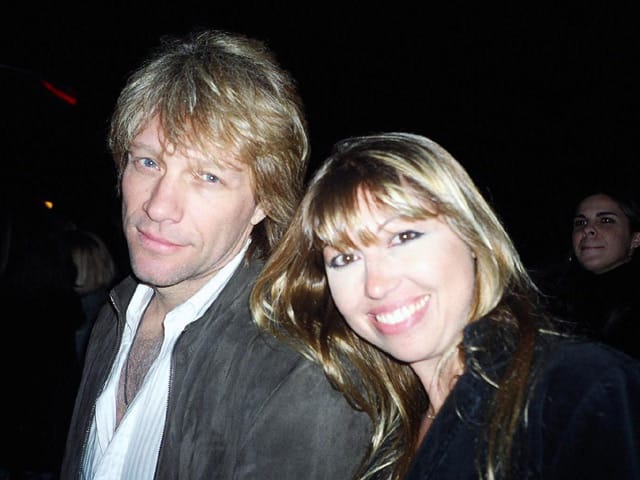 Former employee, Patricia with Jon Bon Jovi