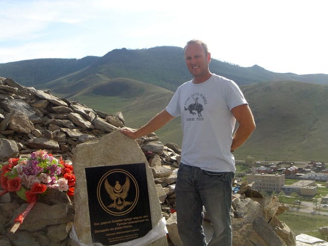 Bruce Coane in Ulan Bator, Mongolia