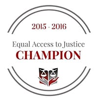 2015-2016 Equal Access to justice Champion
