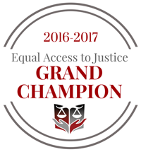 2016-2017 Equal Access to justice Grand Champion Badge