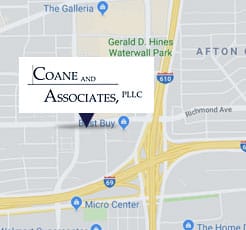 Map showing location of our Houston office