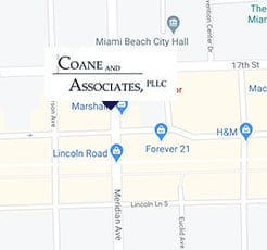 Map showing location of our Hallandale office
